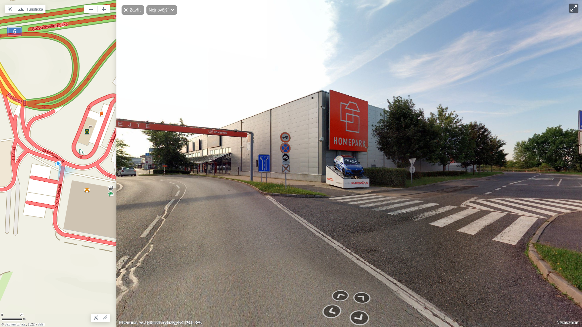 Tady to bylo za pade.